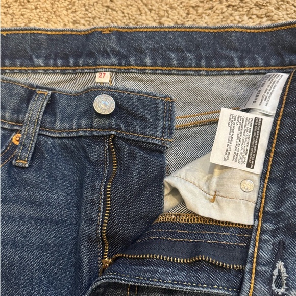 Levi’s Distressed Denim Mini Skirt W27 Vintage Inspired Y2K Festival Ready - Picture 4 of 10